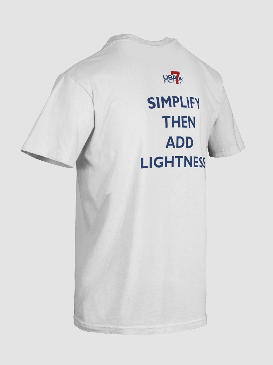 The Mantra T-shirt - Blue & Red Logo product image (3)