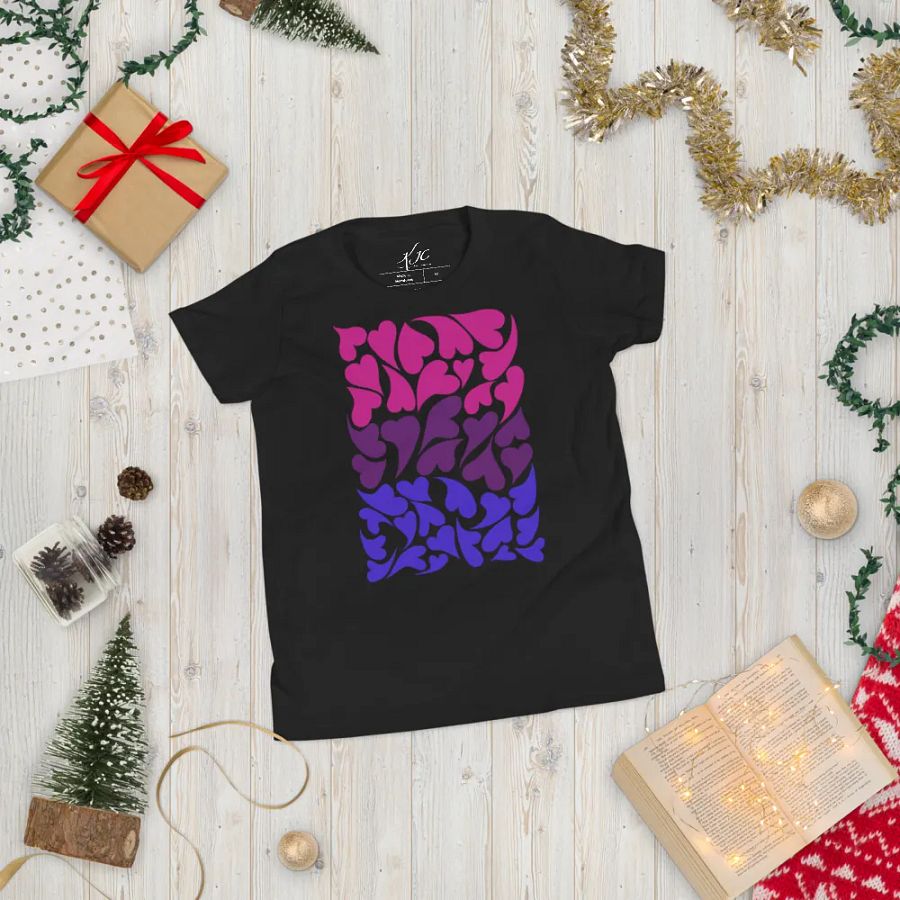 Nestled PRIDE Bisexual T-shirt (Youth) product image (8)