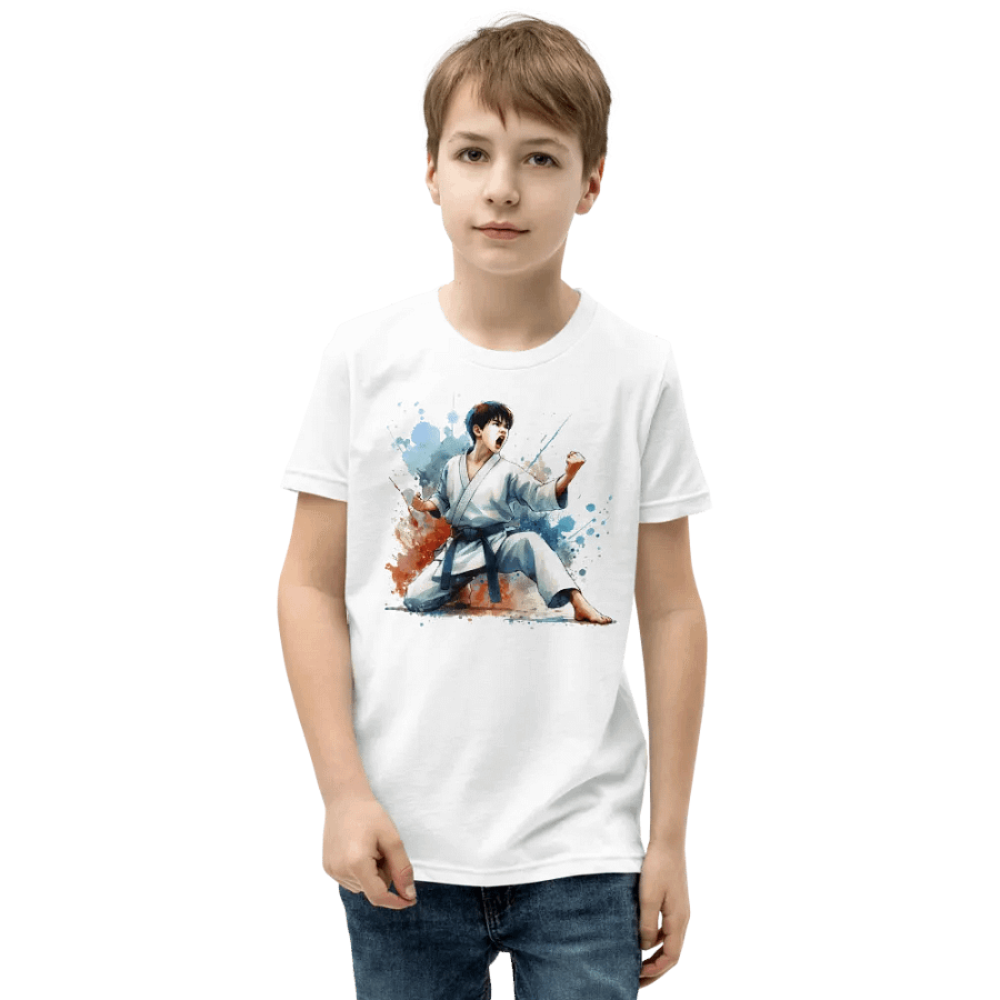 Spirit Shout Youth Karate T-Shirt product image (5)