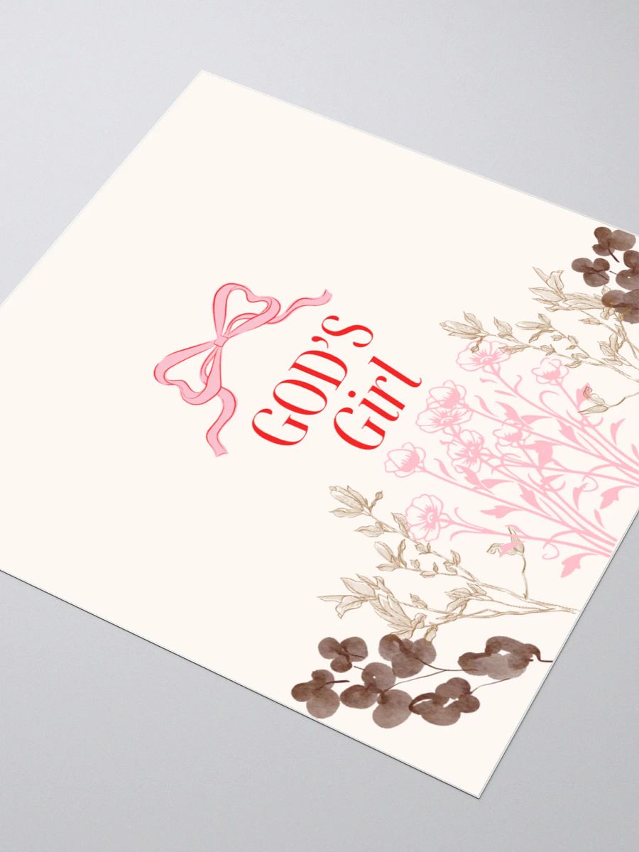 GOD'S Girl Floral Sticker Set product image (9)