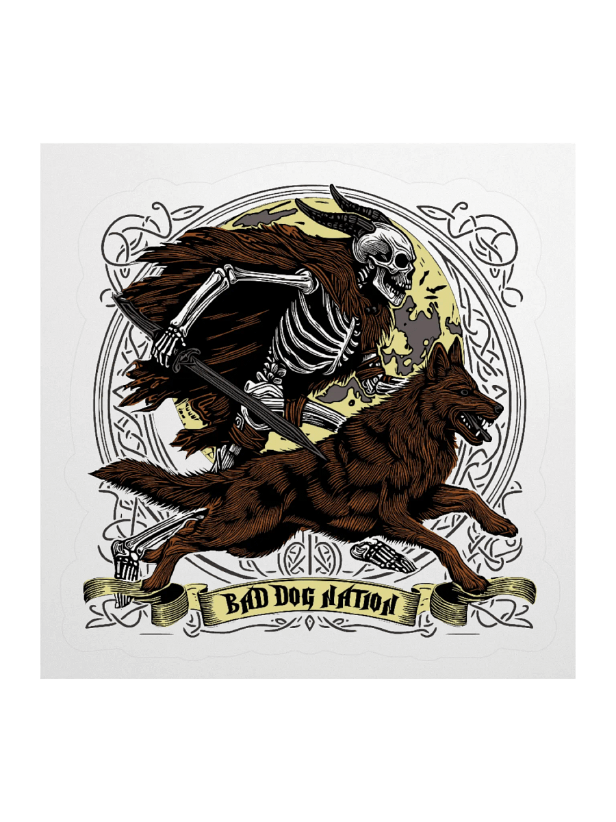 Skeleton Warrior K9 Sticker product image (1)
