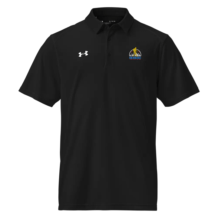 Black Mixed Cotton Polo Shirt product image (1)
