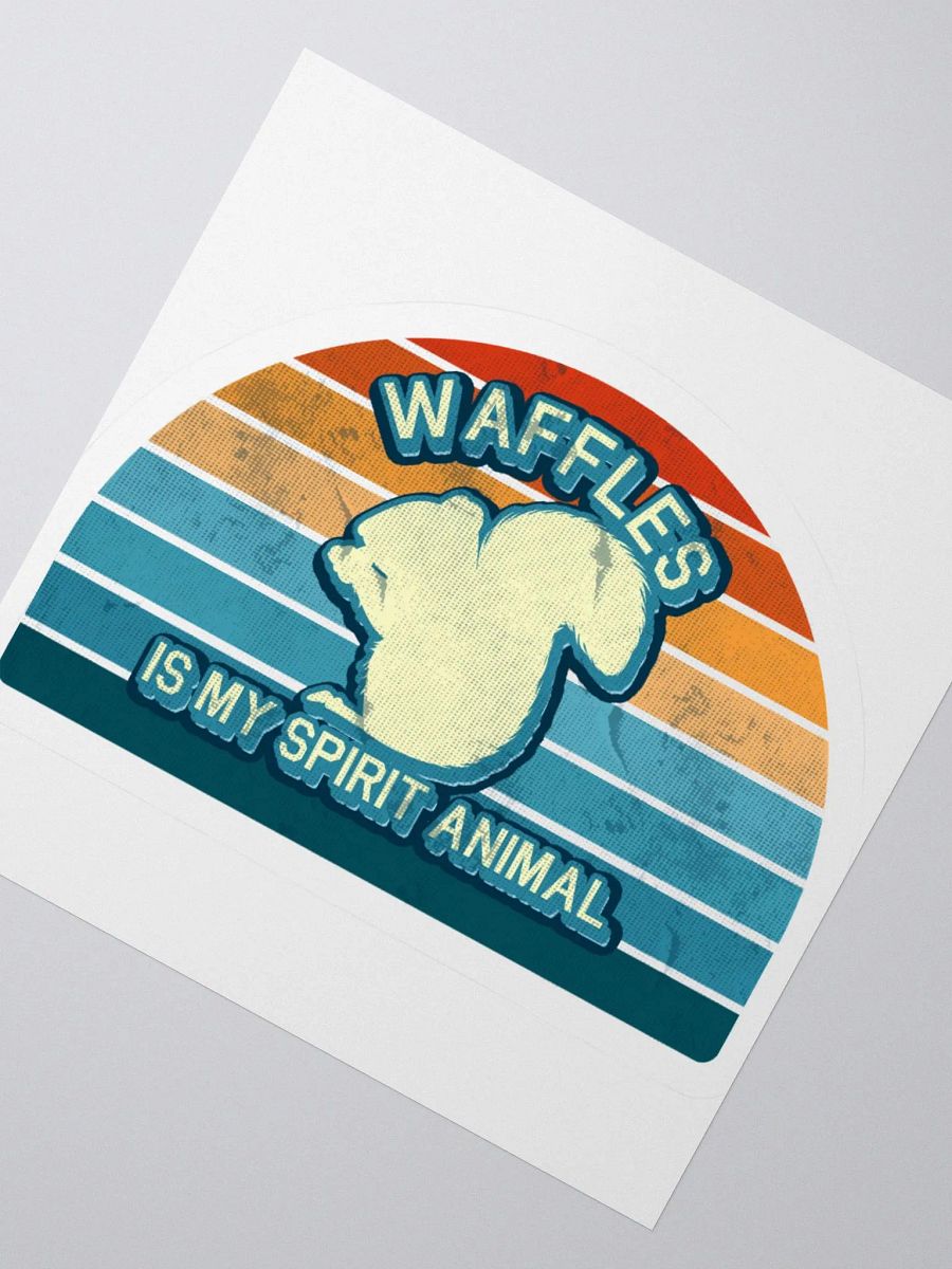 Retro Waffles - Spirit Sticker product image (6)