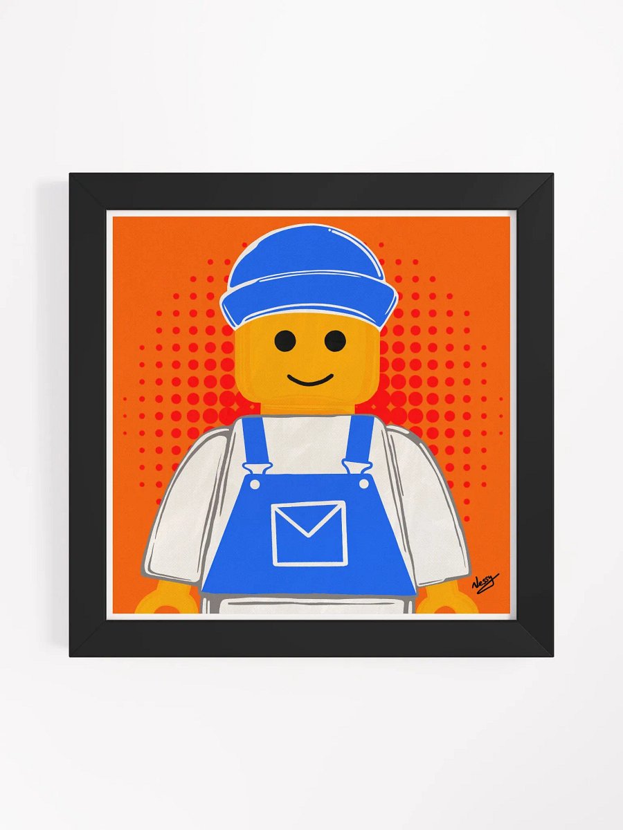 LEGO PEOPLE - Mr Handyman (Framed Matte Print) product image (1)