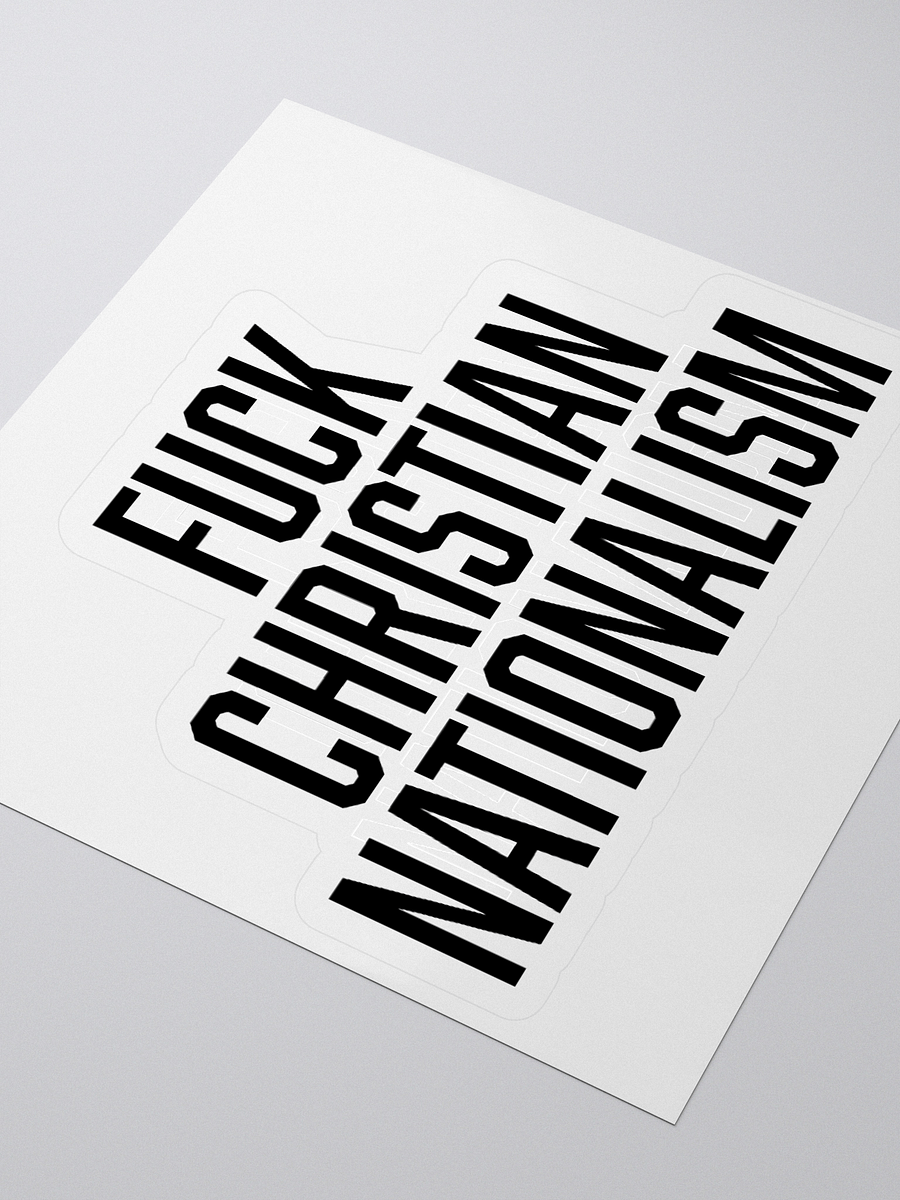Fuck Christian Nationalism - Sticker product image (3)