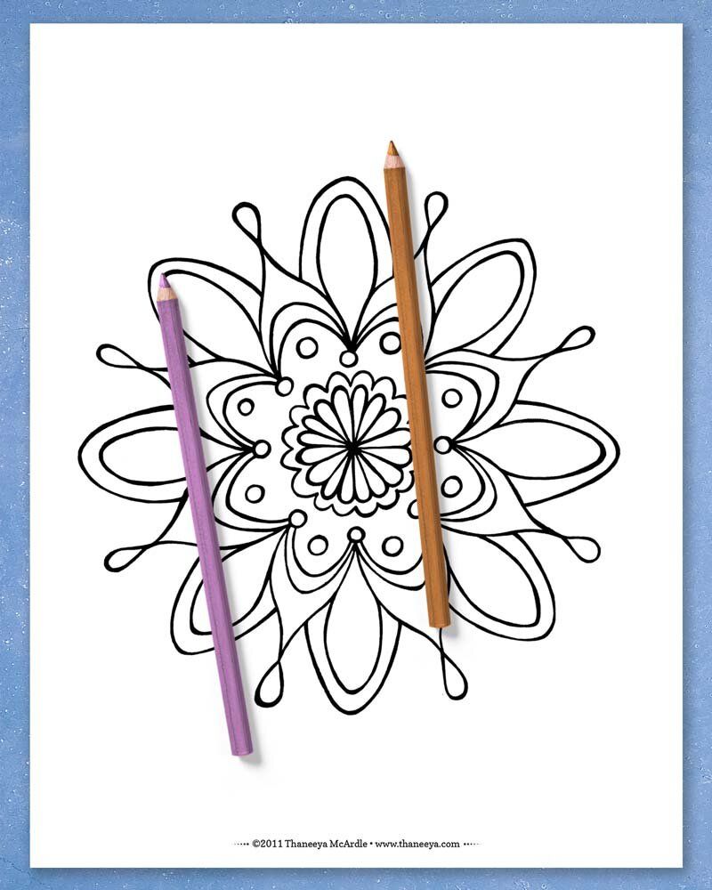 Mandala Coloring Pages product image (9)