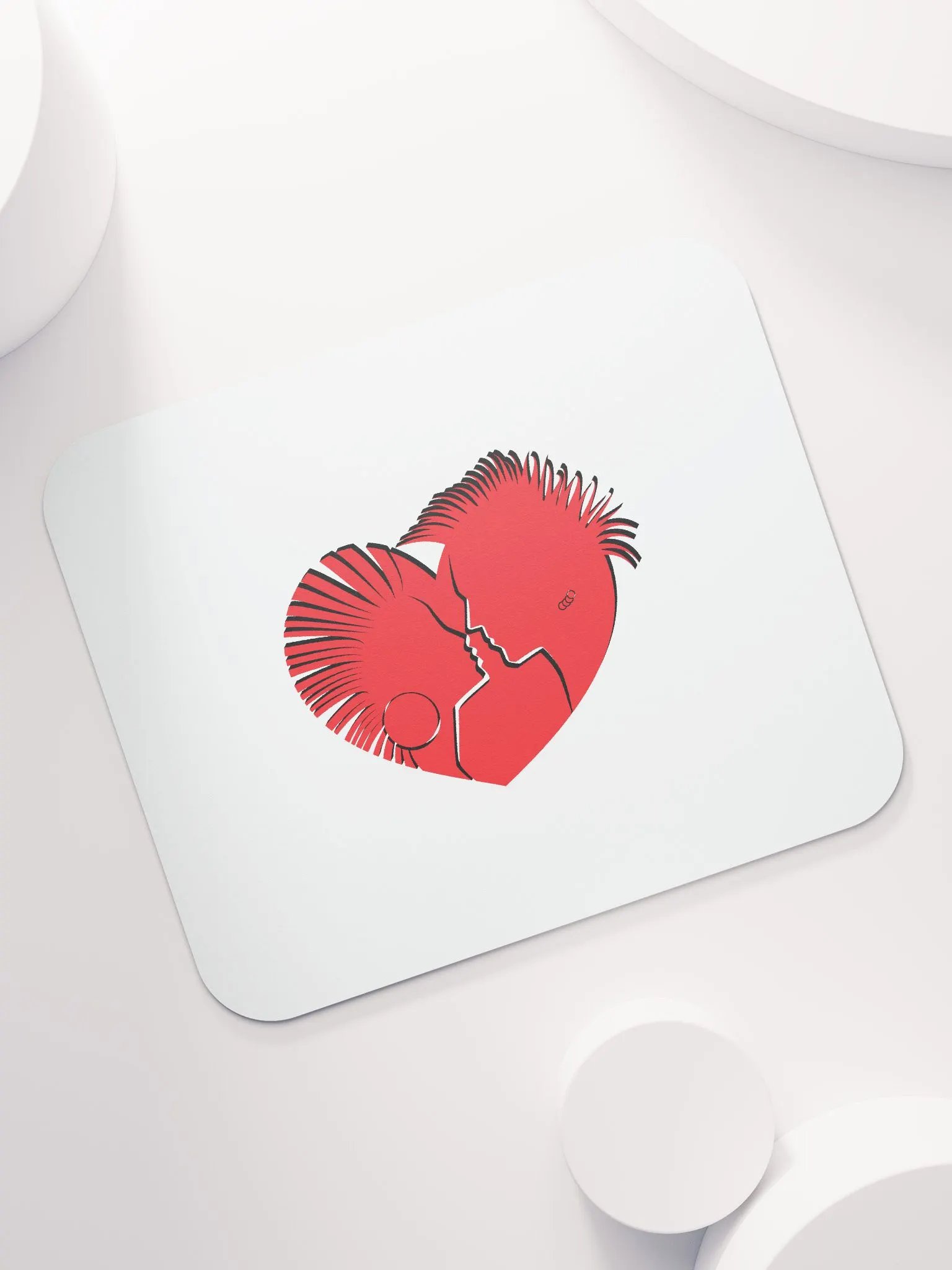 LOVE IN PROFILE HEART, LOVE, PROFILE, RED, PUNK, RETRO, VINTAGE, VALENTINE, VALENTINES DAY, ROMANTIC, ROMANCE, COUPLE, GIRLFRIEND, BOYFRIEND, HUSBAND, WIFE product image (7)