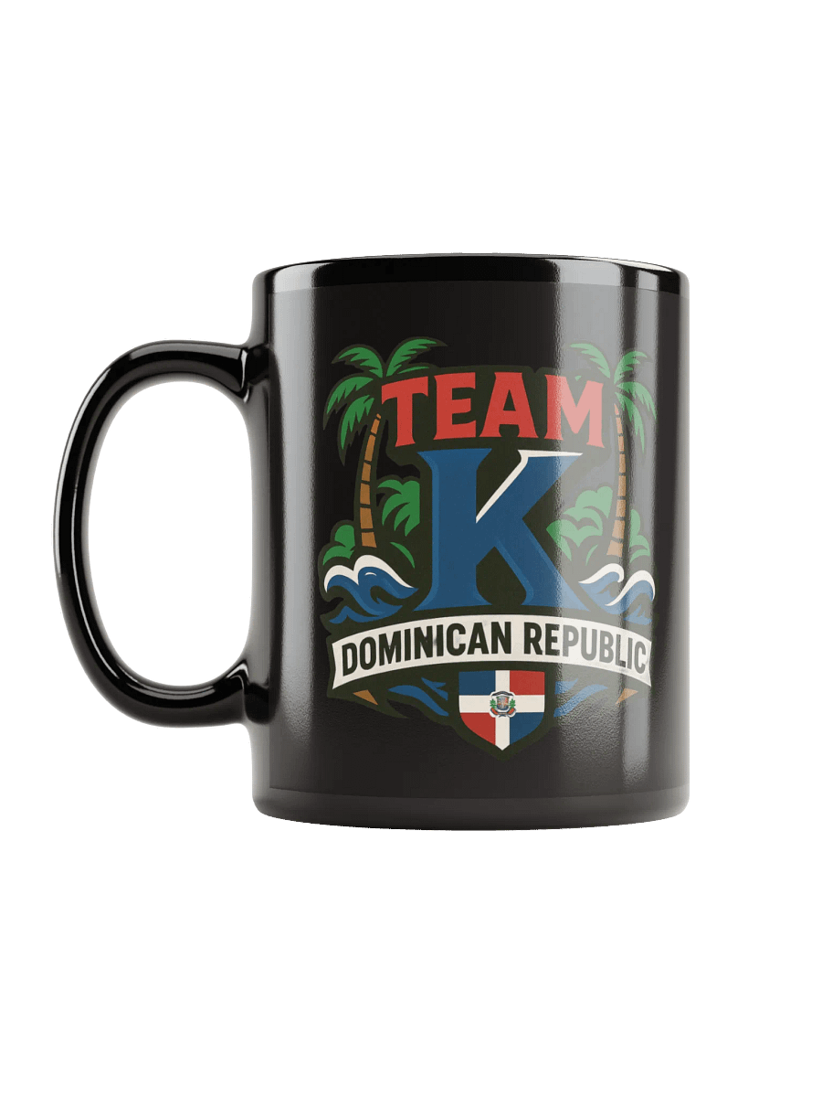 TEAM K Dominican Republic Black Mug product image (6)