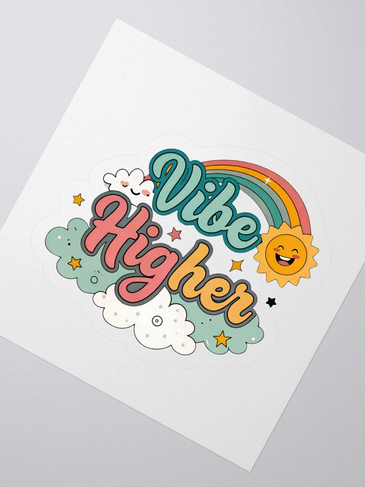 Vibe Higher Kiss Cut Stickers product image (4)