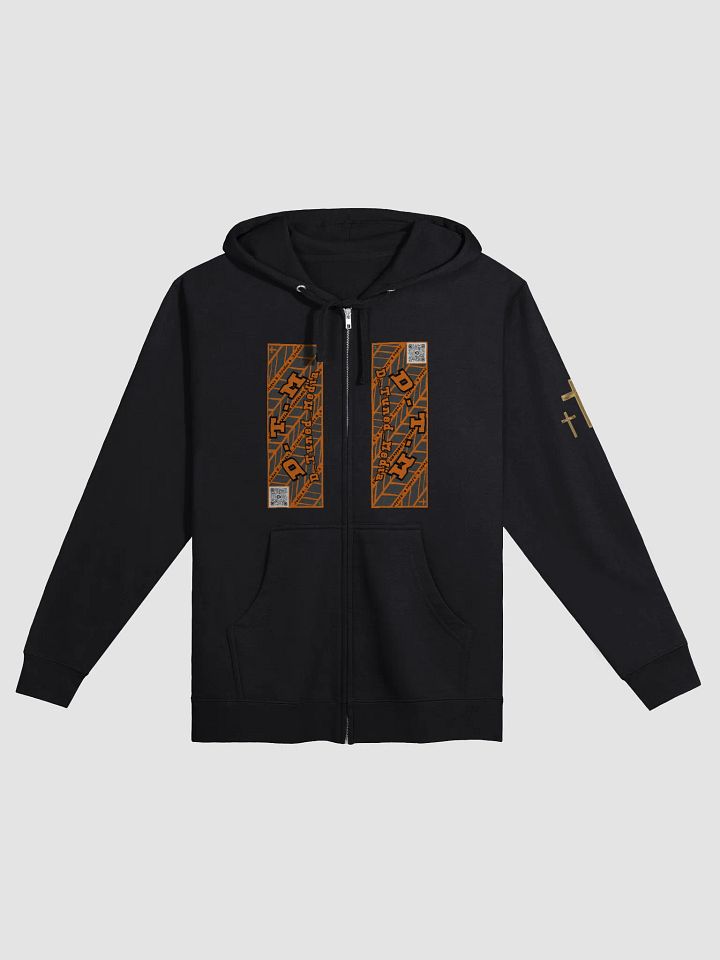 D.T.M. Tire Tread Zip-Up Hoodie product image (3)