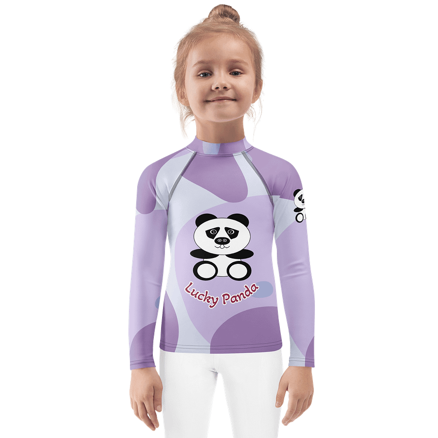 Lucky Panda Kids Rash Guard product image (1)