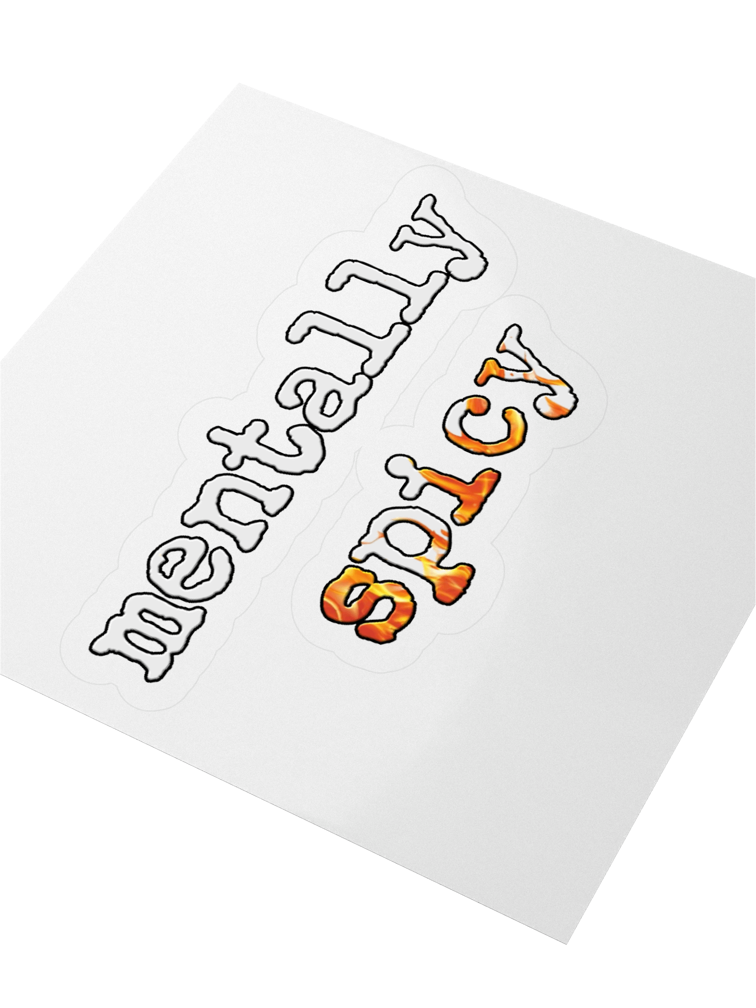 Mentally Spicy - Sticker product image (3)
