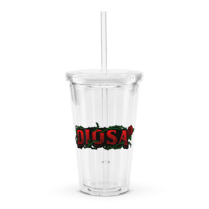 Diosa Double Wall Clear Plastic Tumblr (16oz) product image (1)