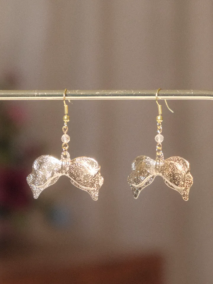 Golden bow - Citrine earrings product image (1)