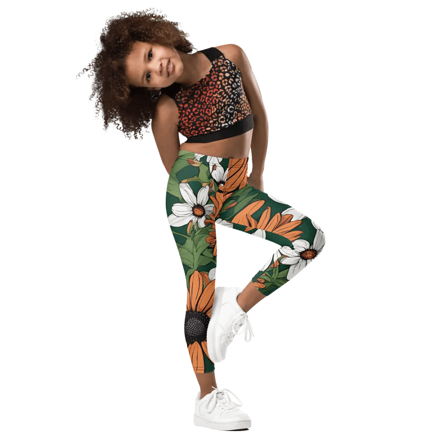 Blossom Burst Kids Leggings product image (9)