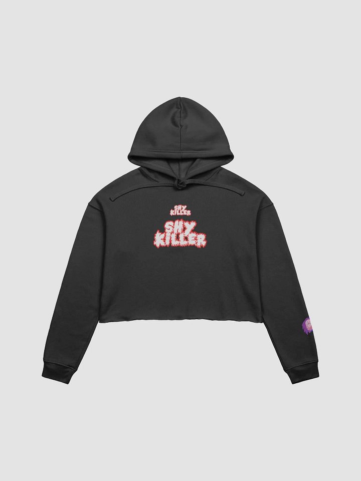 SHY KILLER WOMENS CROP TOP HOODIE product image (2)