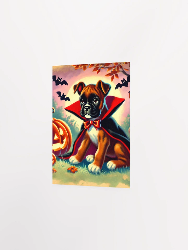 Boxer Puppy Vampire Premium Matte Poster product image (15)