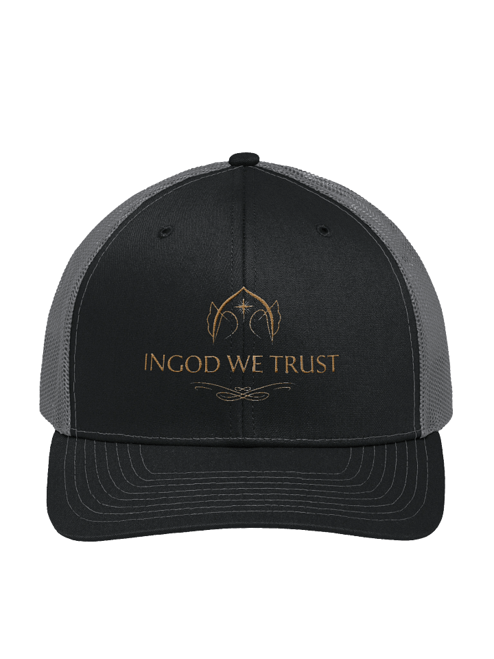 IN GOD WE TRUST Baseball Cap, Christian Faith-Based Unisex Adult Hat, Embroidered Black Cap for Church, Prayer, Patriotism, Gift for Believers, Religious Apparel product image (1)