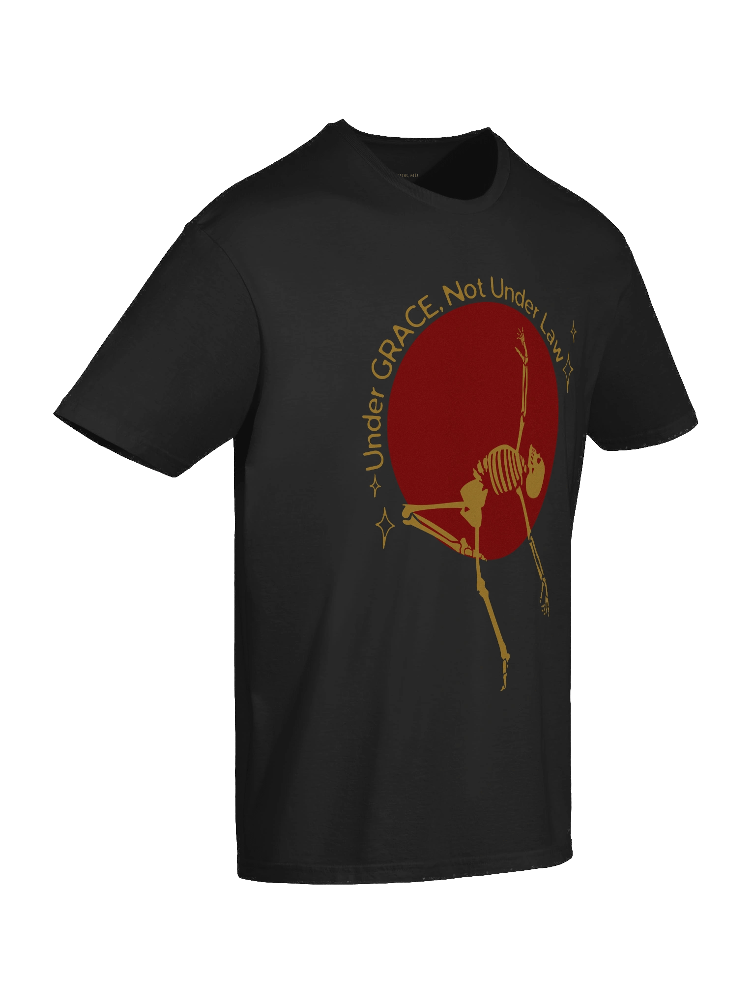 "Under Grace, Not Under Law." Skeleton T-Shirt product image (153)