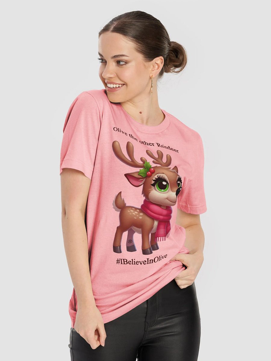 Adult Pink Official Olive the other Reindeer T-Shirt product image (8)