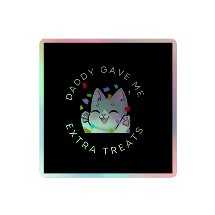 Daddy's Treats Holographic Sticker Sheet product image (2)