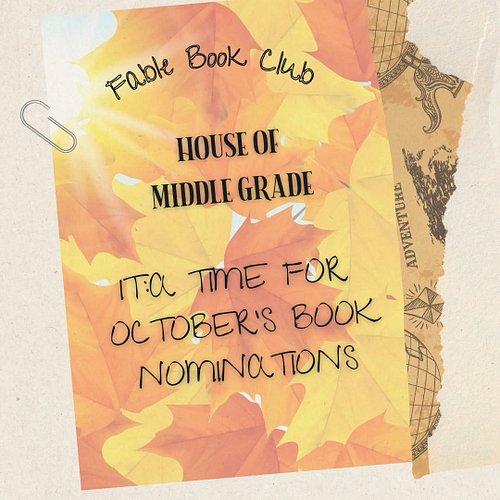 It's that time again!

For those (adults, like me) who like reading wholesome middle grade books filled with faith and fun co...