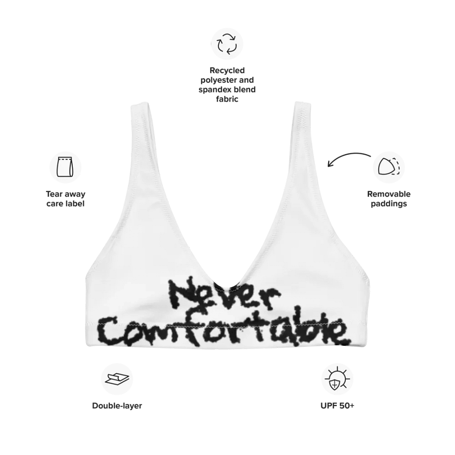 NEVER COMFORTABLE BIKINI-TOP - V.1 product image (9)