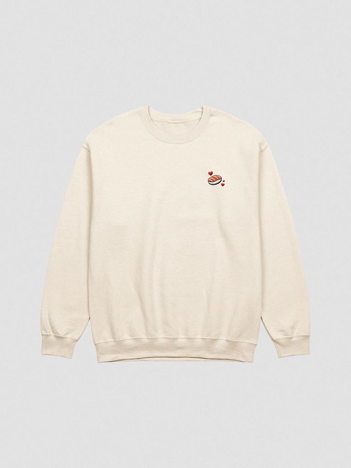 salmon embroidered crewneck product image (8)
