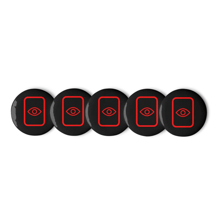 EyeSeeThru Logo Button Pins product image (2)