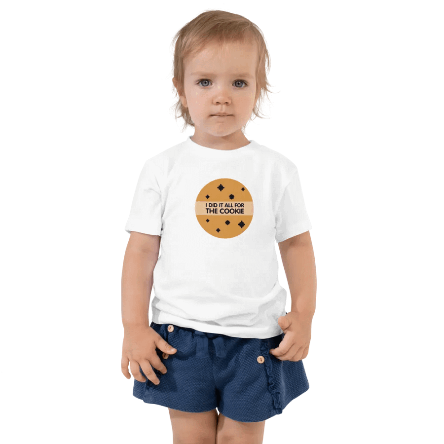 I Did It All for the Cookie Toddler T-Shirt product image (13)