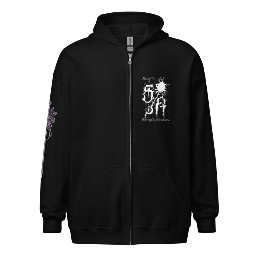 SharpTattoos @ StregaRose (Purple) Zip Hoodie product image (1)