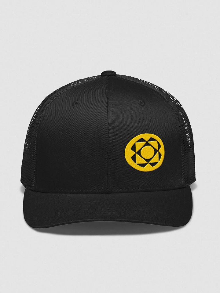 Yellow Badge Trucker Hat product image (2)