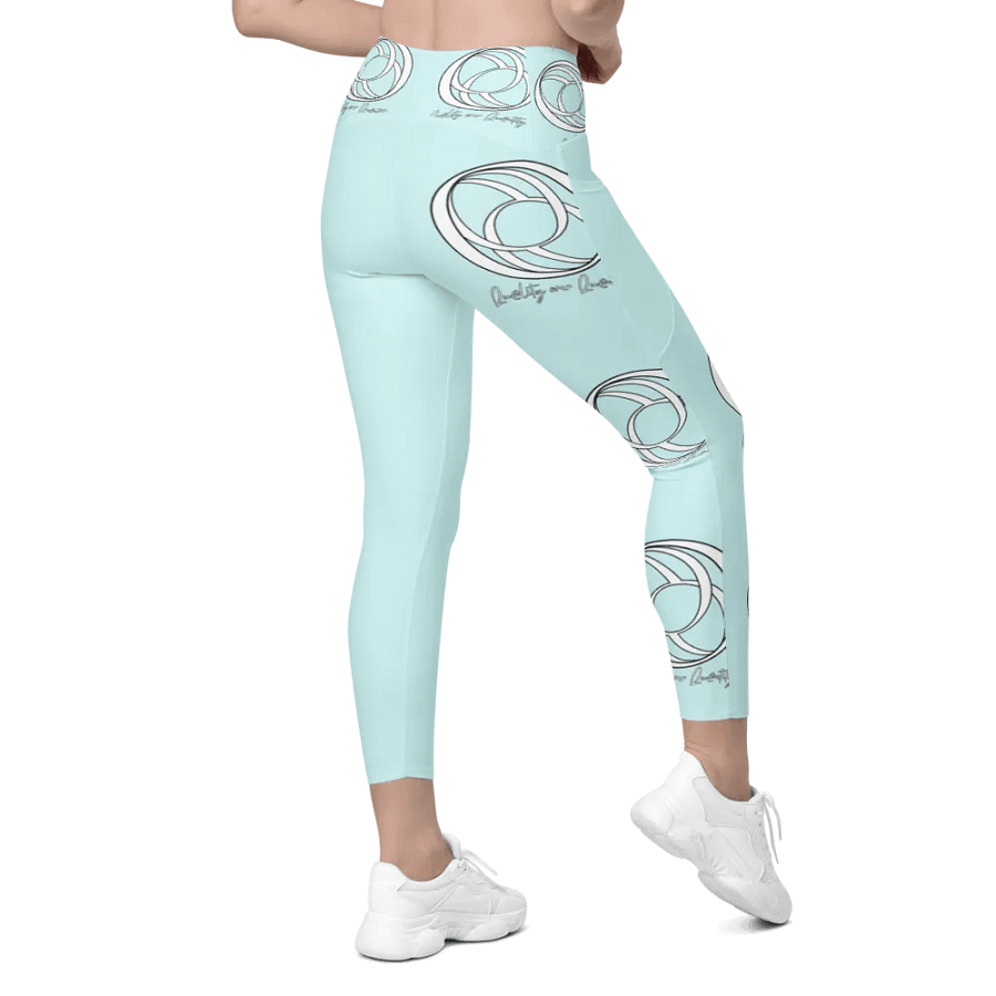Women's Leggings (Lt.Cyan) product image (10)