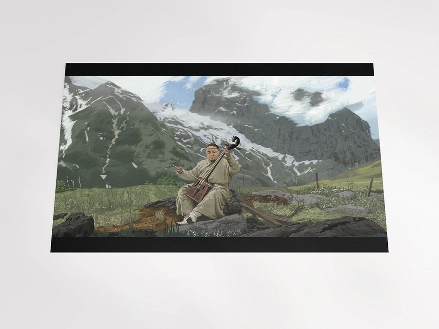 Mongolian in Switzerland matte poster product image (2)