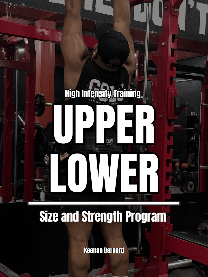 UPPER / LOWER HIGH INTENSITY TRAINING PROGRAM product image (1)