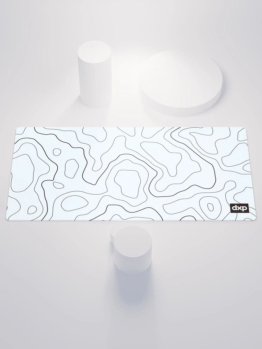 Topography Mouse Pad | White product image (1)