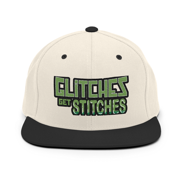 Glitches Get Stitches Snapback product image (3)