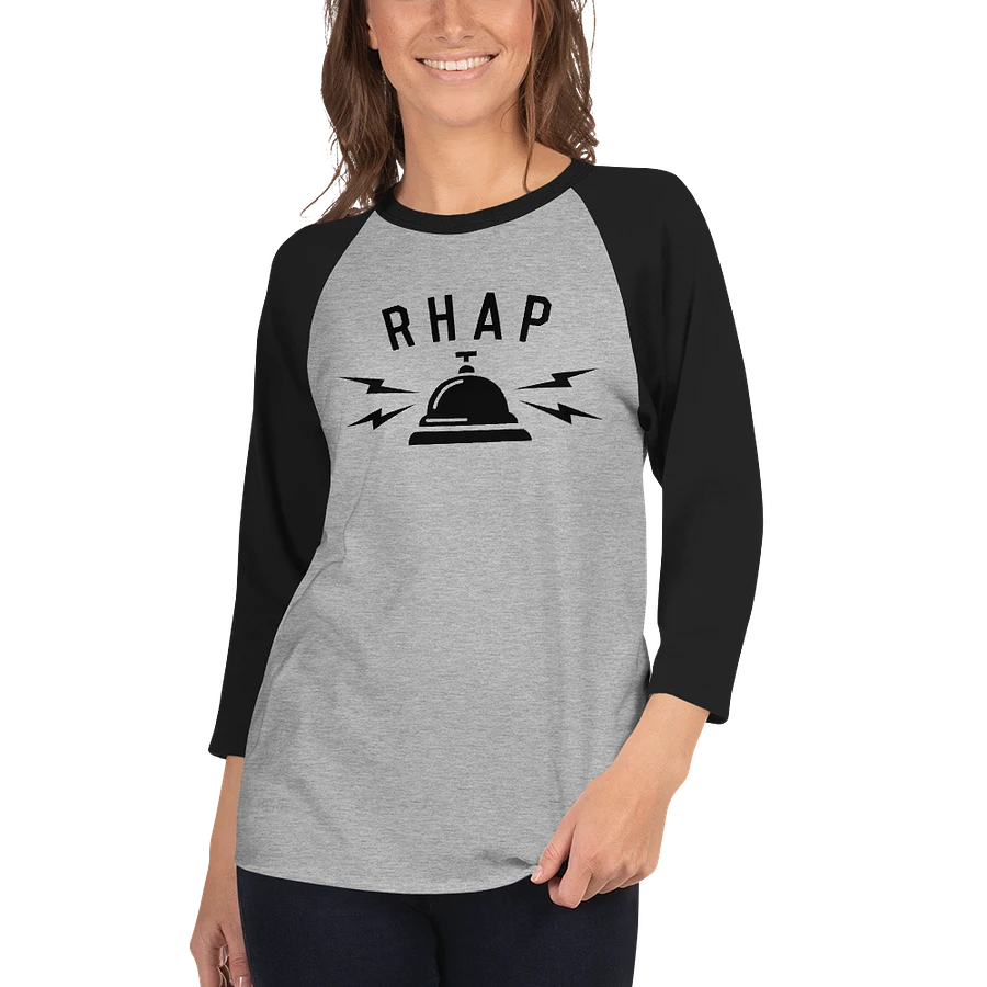 RHAP Bell - Unisex 3/4 Sleeve Cotton T-Shirt product image (3)