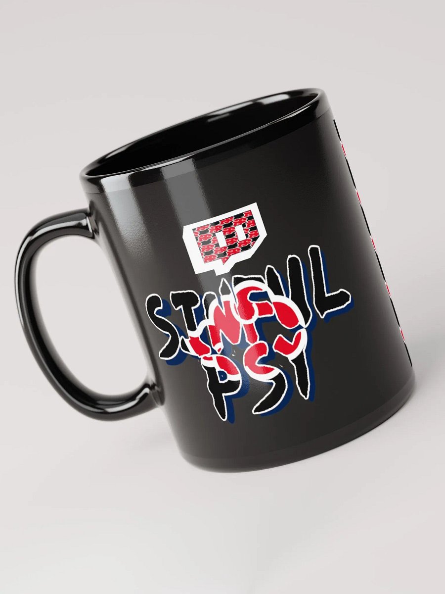 Gengar X Itachi Black Glossy Mug product image (3)