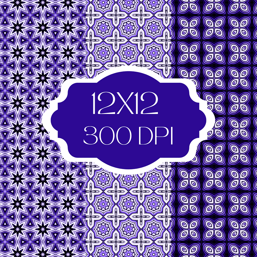 Cool Breeze Combo Paper Pack - 18 Sheets, 12x12 inches, 300 DPI product image (3)
