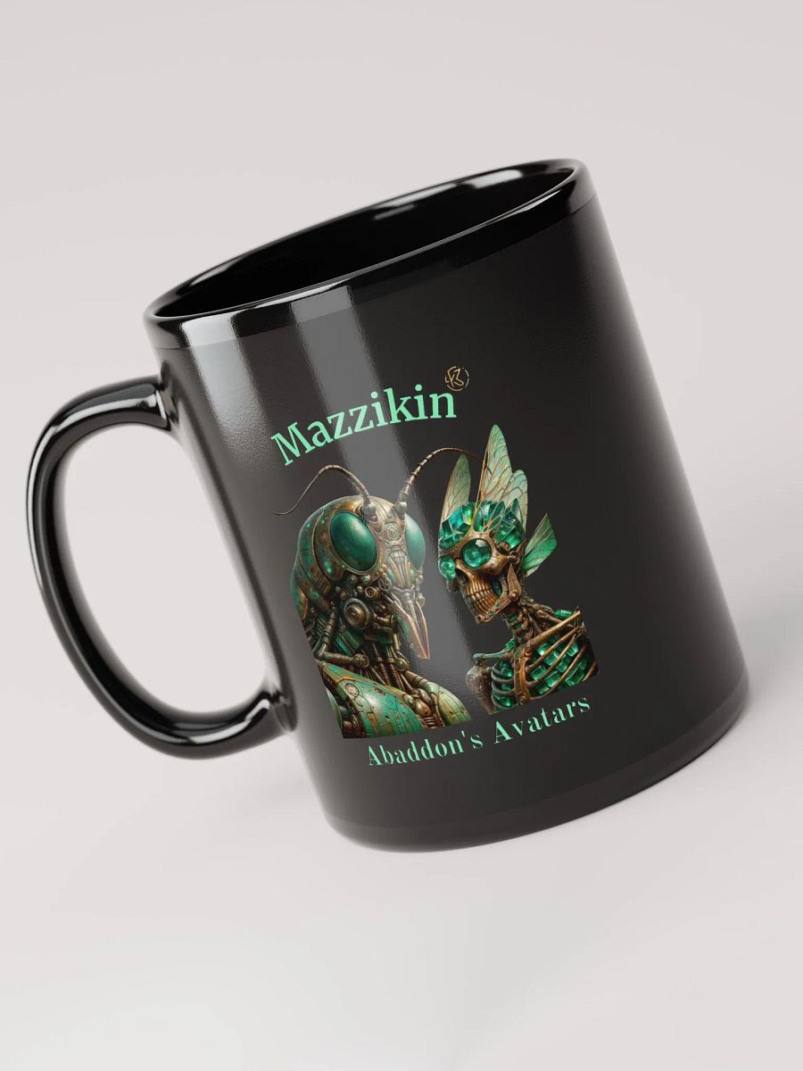 Supernal Mazzikin | Black Glossy Mug product image (2)