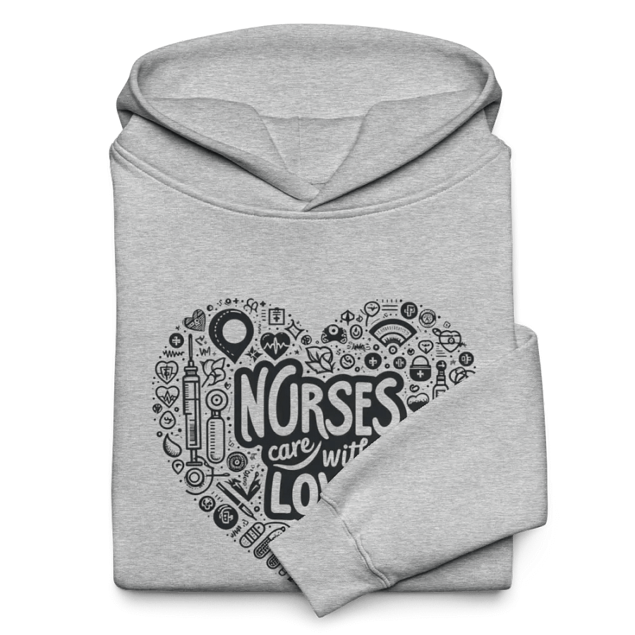 nurses care with love hoodie product image (10)