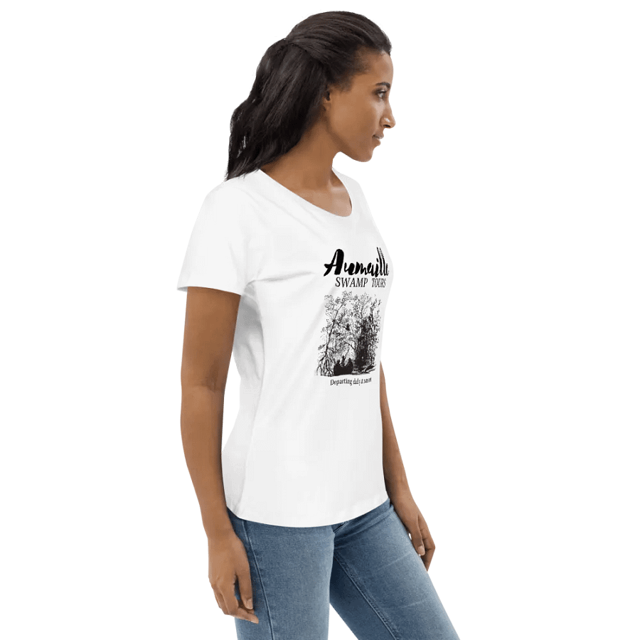Swamp Tour Organic Cotton Women's Fitted Tee product image (5)
