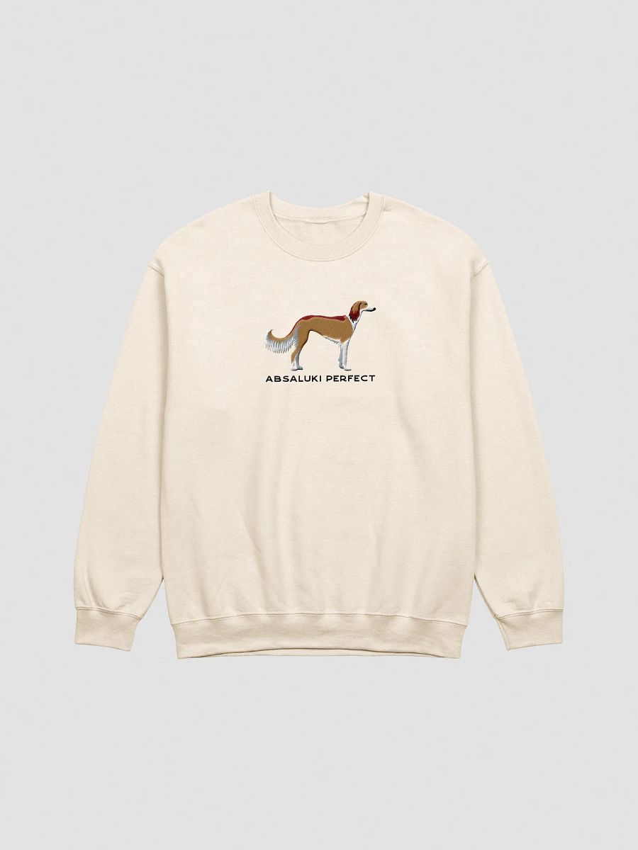 Absaluki Perfect Sweatshirt (Embroidered) of a Saluki(Tan) product image (13)