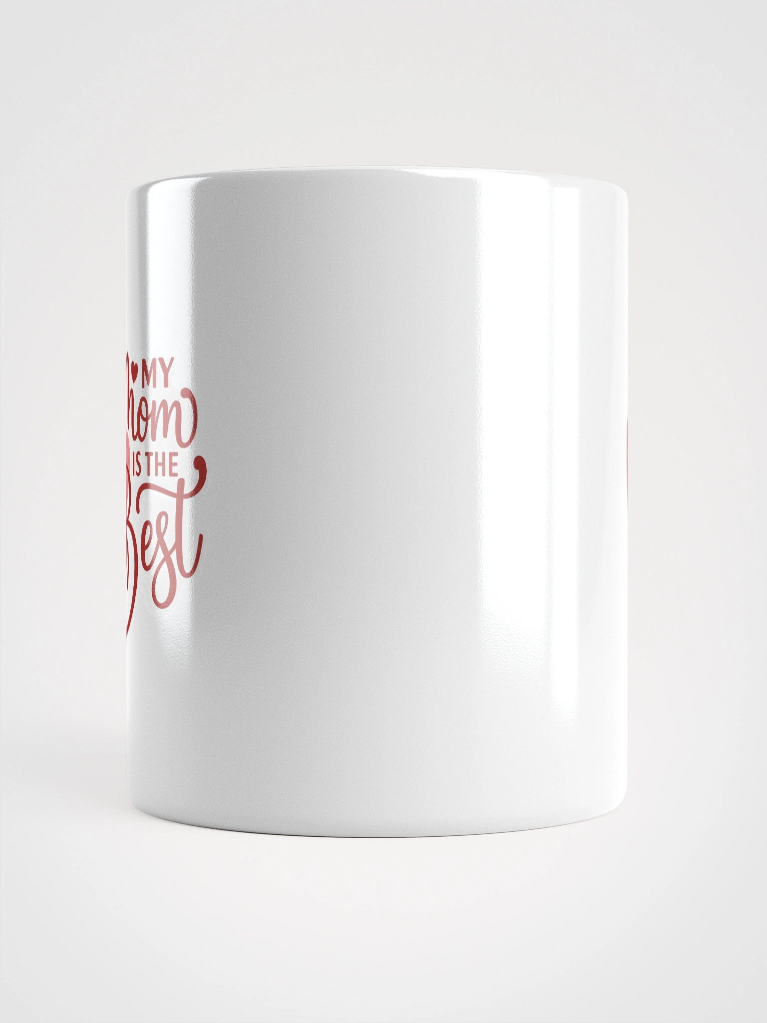 My Mom is the Best Mug | Heart & Script Font Coffee Cup | Cute Hand-Lettered Mother’s Day Gift product image (17)
