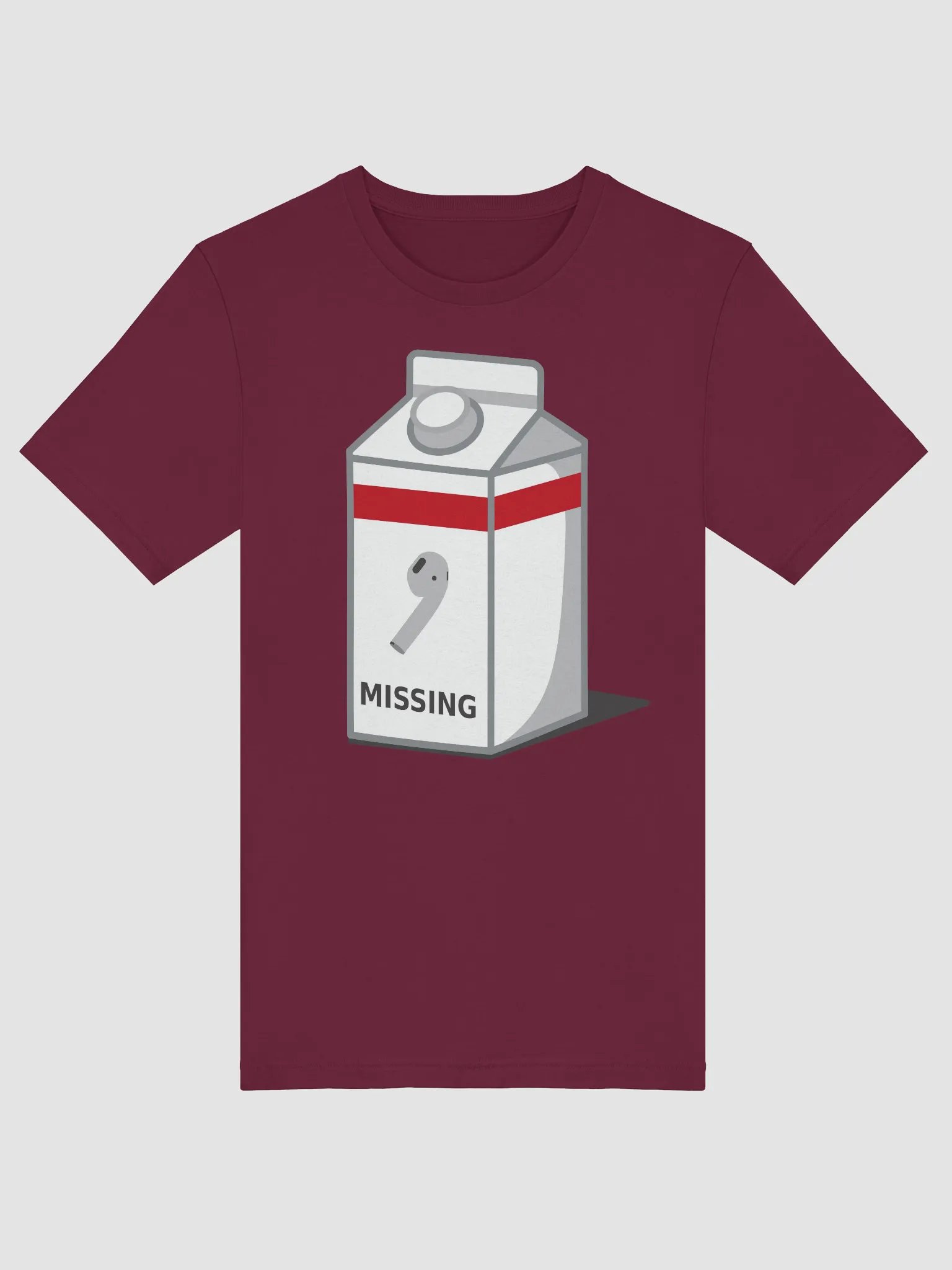 Missing Earbud Big Artwork Simple Tee product image (8)