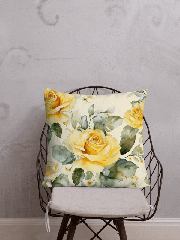 The Yellow Rose: Decorative Pillow product image (5)