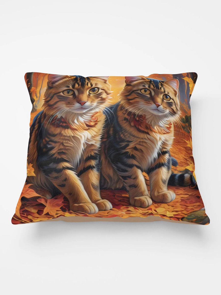 Autumn Feline Harmony Pillow product image (3)