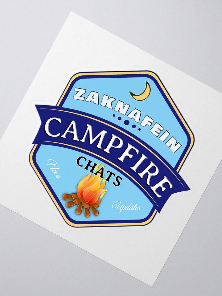 Zaknafein Camp Fire Chats Sticker product image (2)