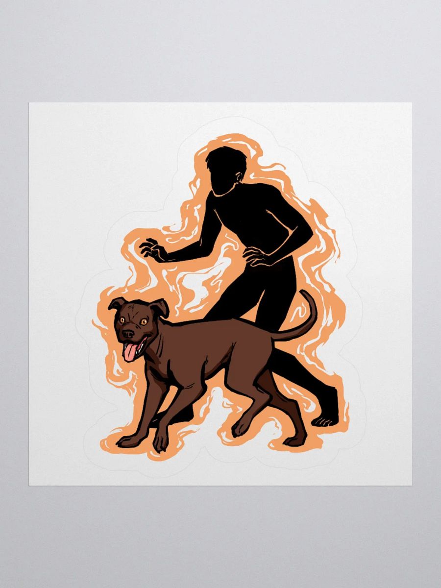 We're Wolves Kiss Cut Sticker product image (1)